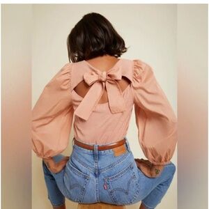 Nation shalom tie back combo tee, NWT, medium